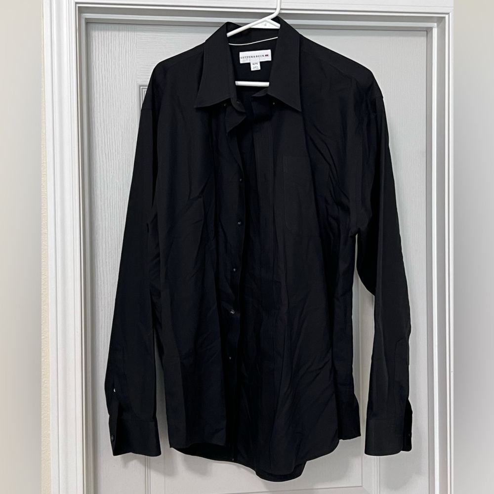COPY - Cutter & buck XL shirt • black button down dress shirt • like new